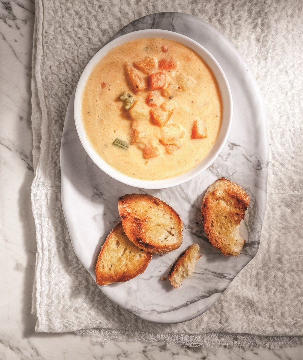 soupa glukopatata kolokytha