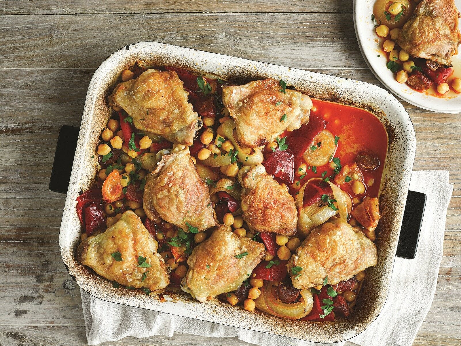 Chicken and Chorizo Traybake