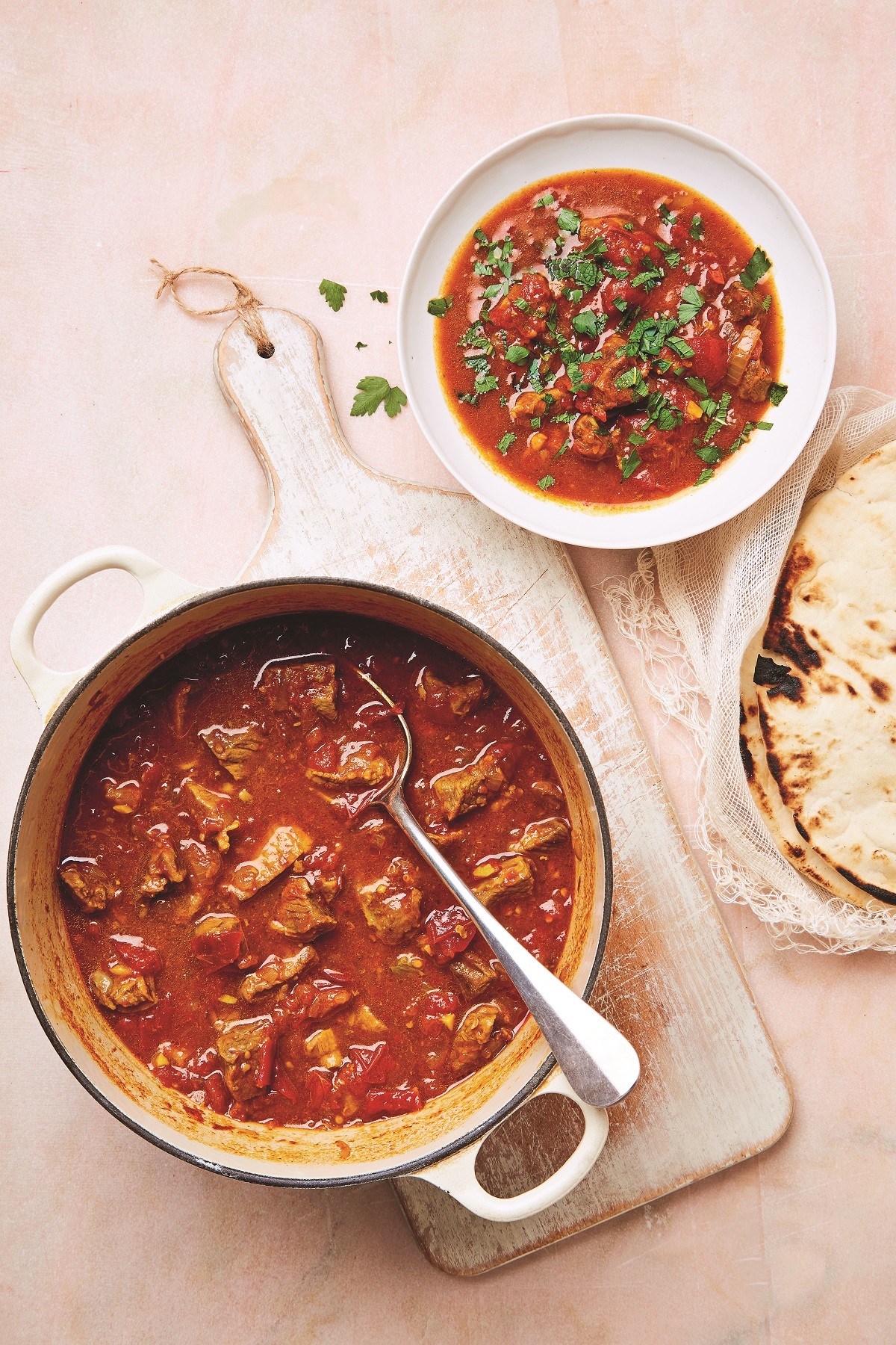Late-summer lamb,tomato andtamarind stew
