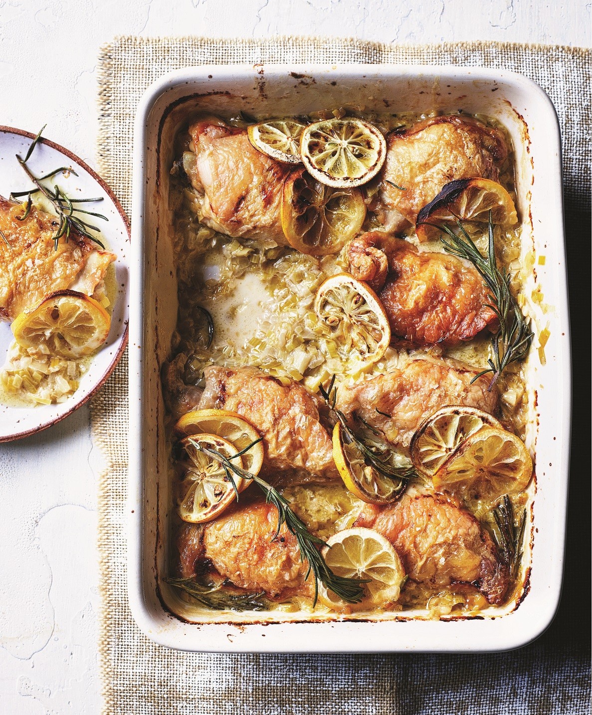 Baked lemon chicken