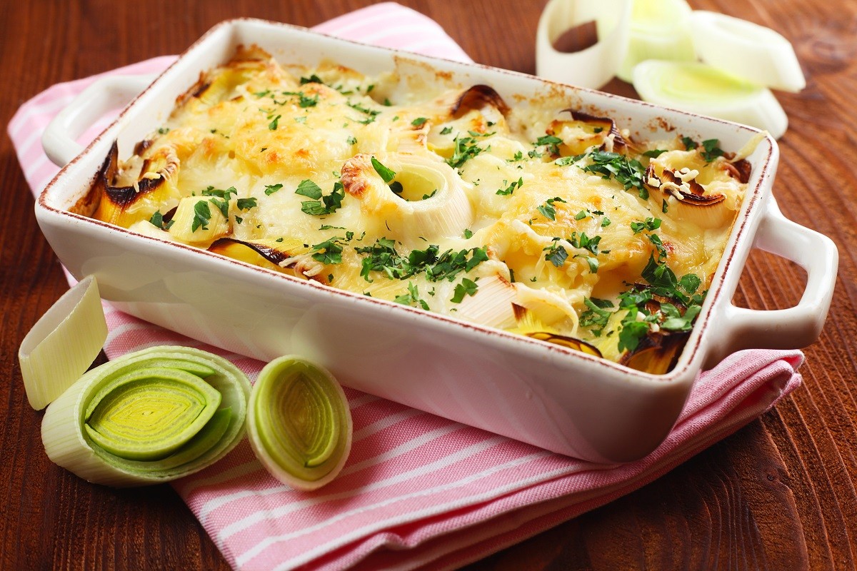 Leek Au Gratin