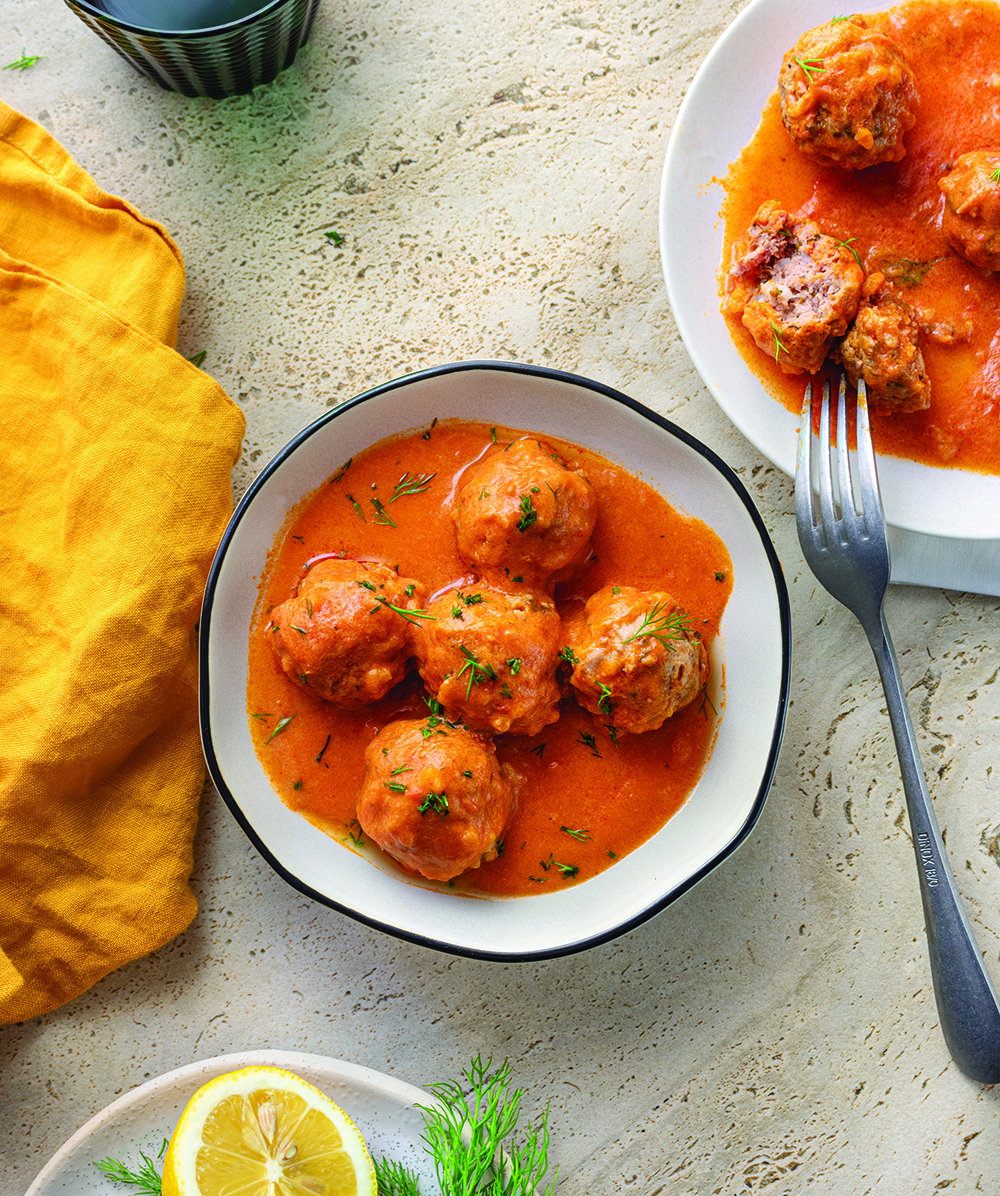 Giouvarlakia kokkinista