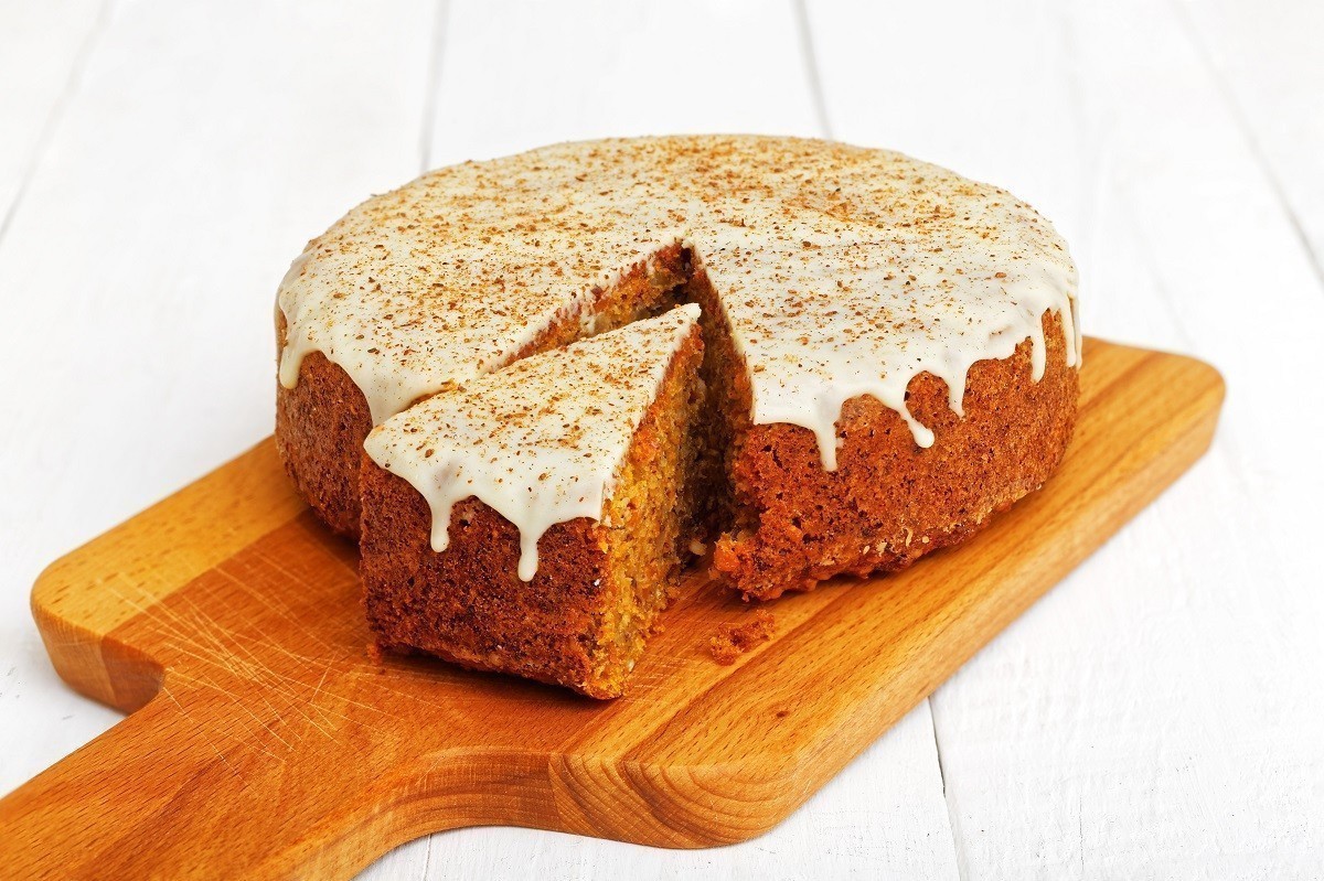 Homemade carrot cake