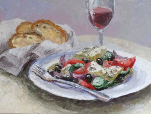 Greek Salad for One ERIN DERTNER