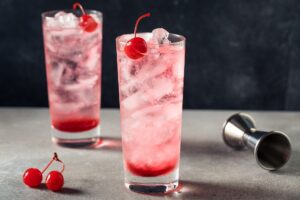 Boozy Refreshing Dirty Shirley Cocktail