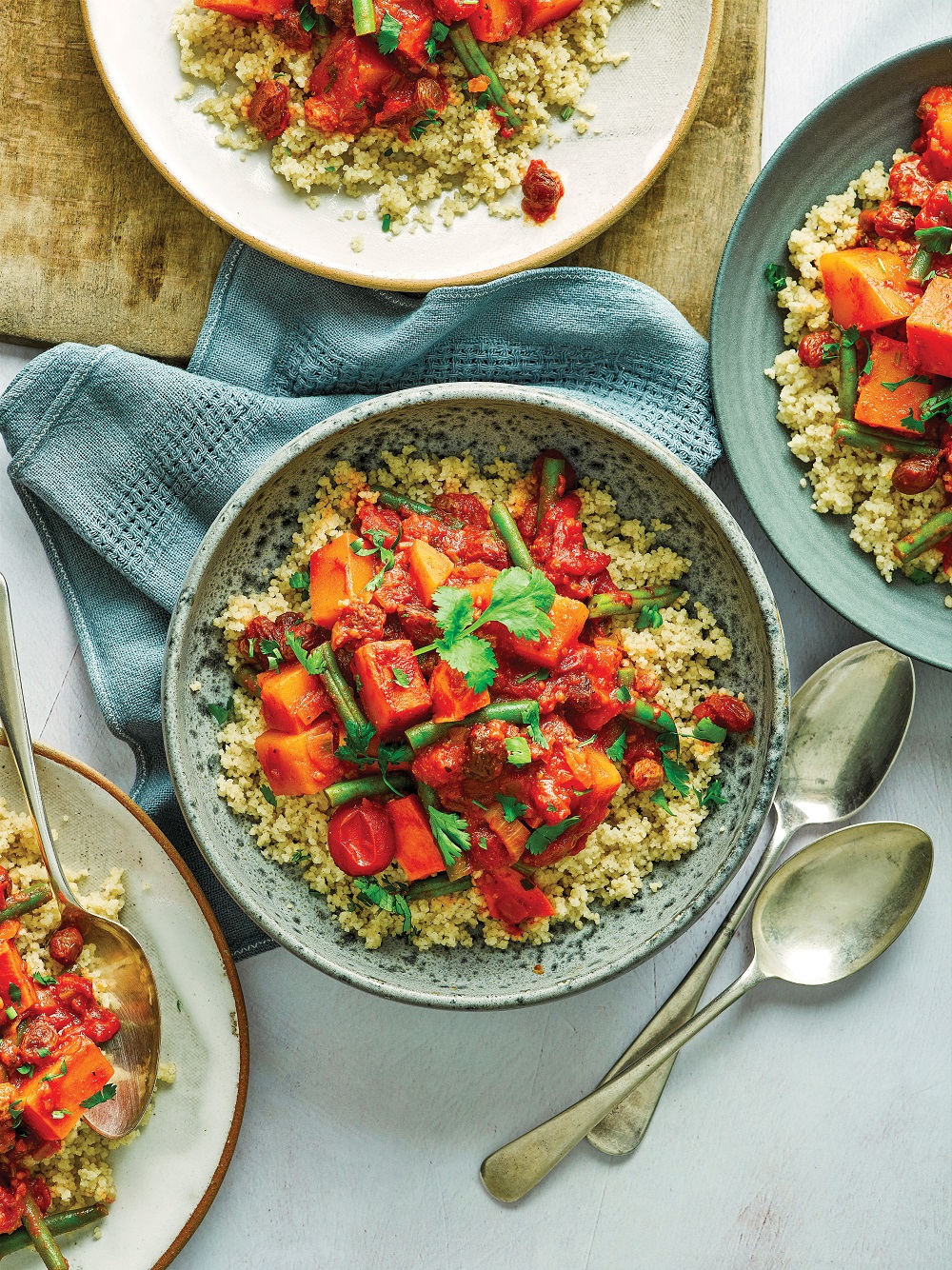 Healthy Kicks, Squash and sweet potato tagine