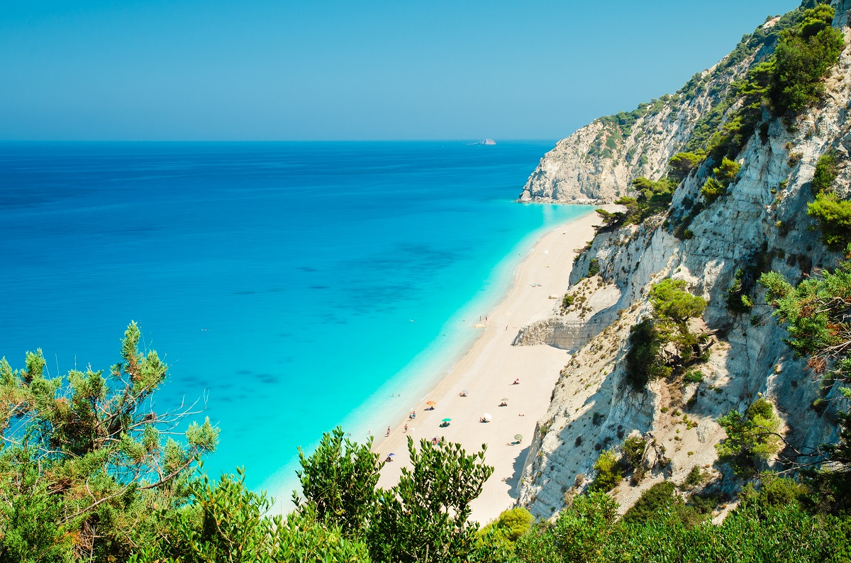 Egremni beach, Lefkada island, Greece