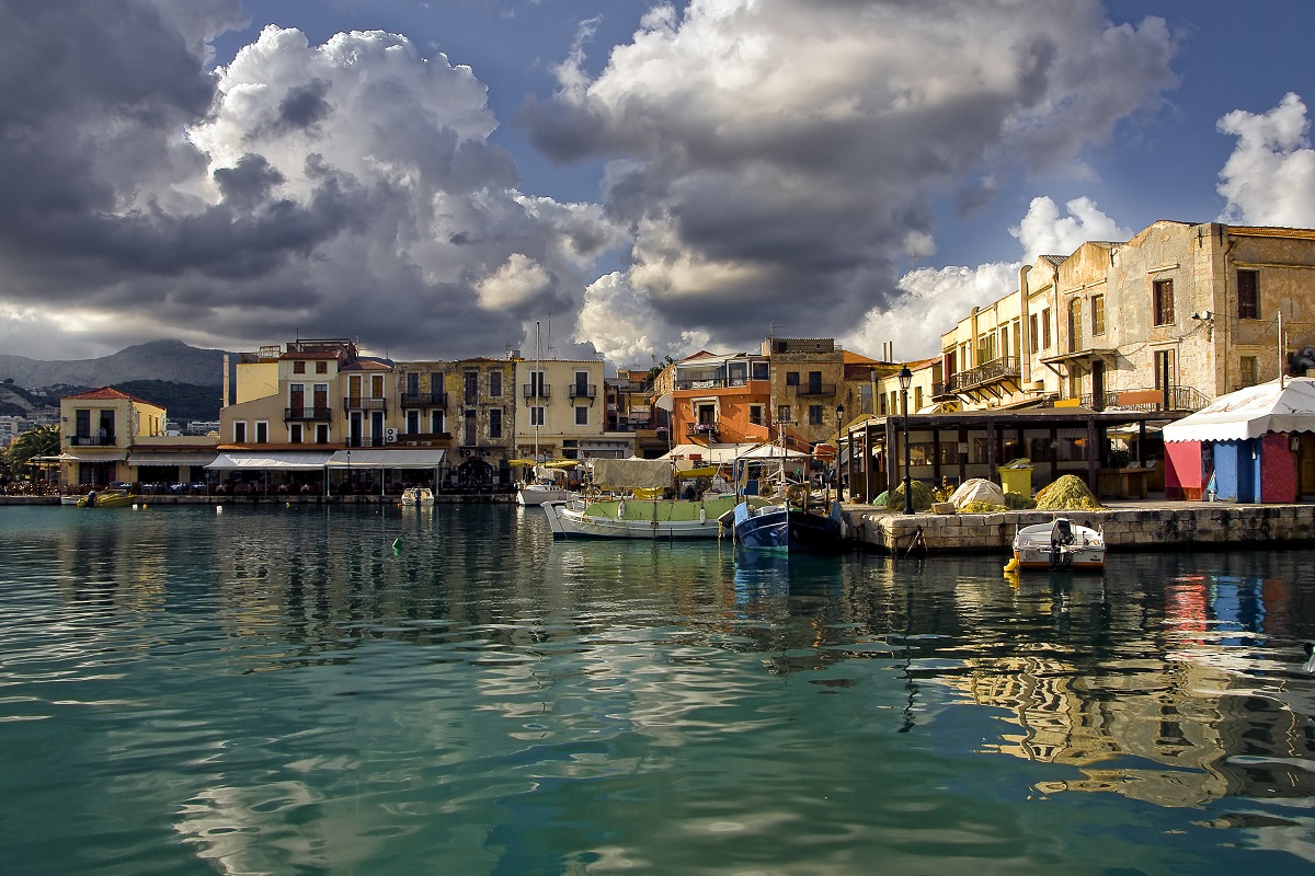 Old,Harbor,Of,Rethymno,City