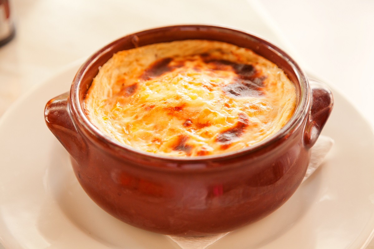 Greek,Style,Moussaka,Servered,In,A,Crock