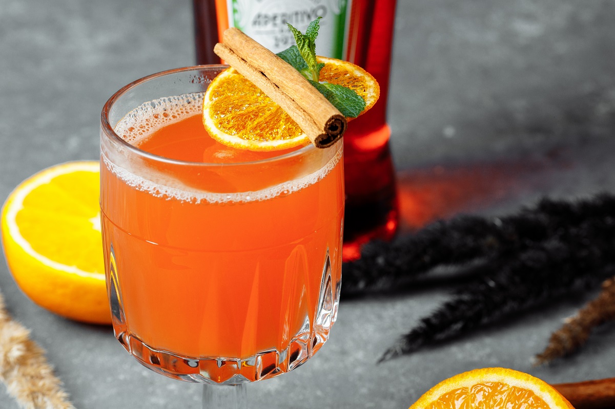 Warming,Winter,Cocktail,With,Aperol.,Hot,Aperol.,Cocktail,For,New
