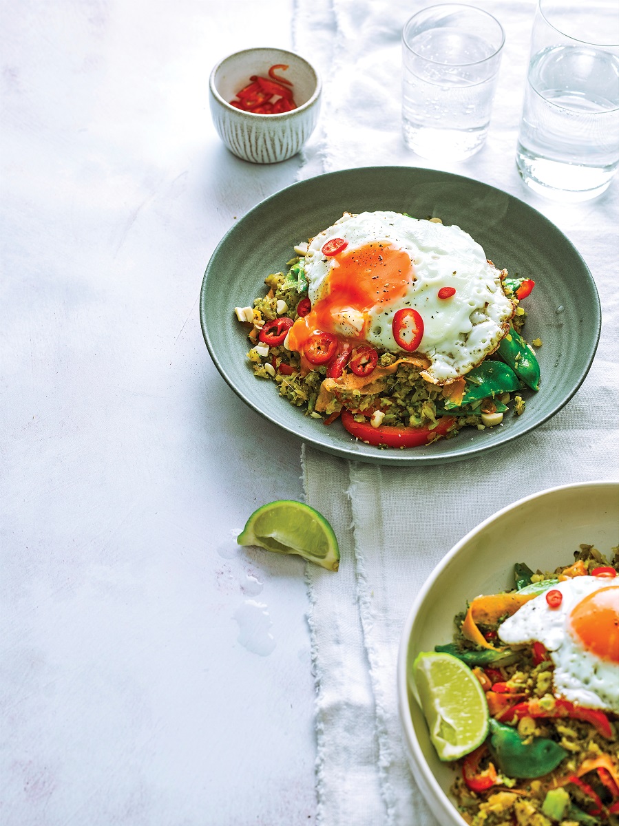 Healthy Kicks, Thai-style broccoli fried rice