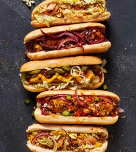 HOT DOG LIST HEADER OLIVE