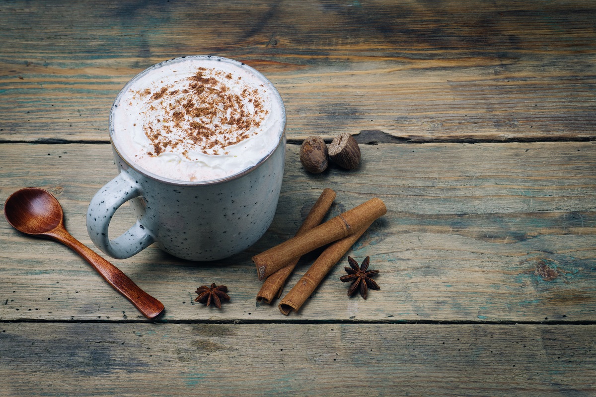 Spice,Pumpkin,Latte,Or,Coffee,With,Cinnamon,And,Nutmeg.,Autumn,