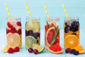 Detox,Fruit,Infused,Flavored,Water.,Refreshing,Summer,Homemade,Cocktail