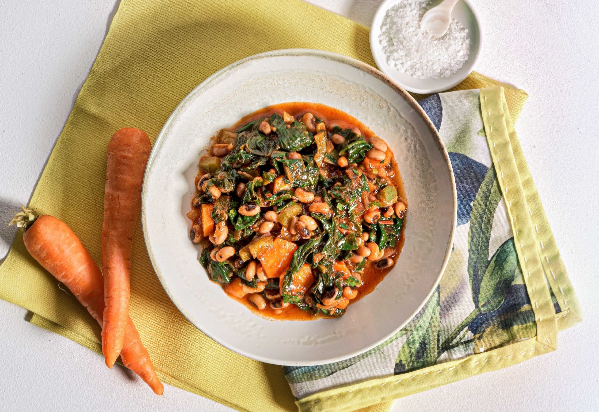 mavromatika me spanaki_anoigma