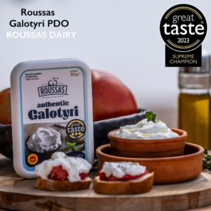 Το Γαλοτύρι Π.Ο.Π. Ρούσσας, νικητής των Great Taste Awards 2023