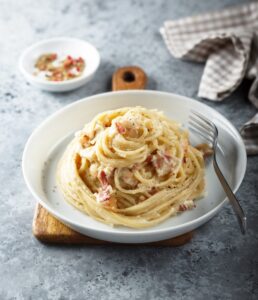 Homemade,Carbonara,Pasta