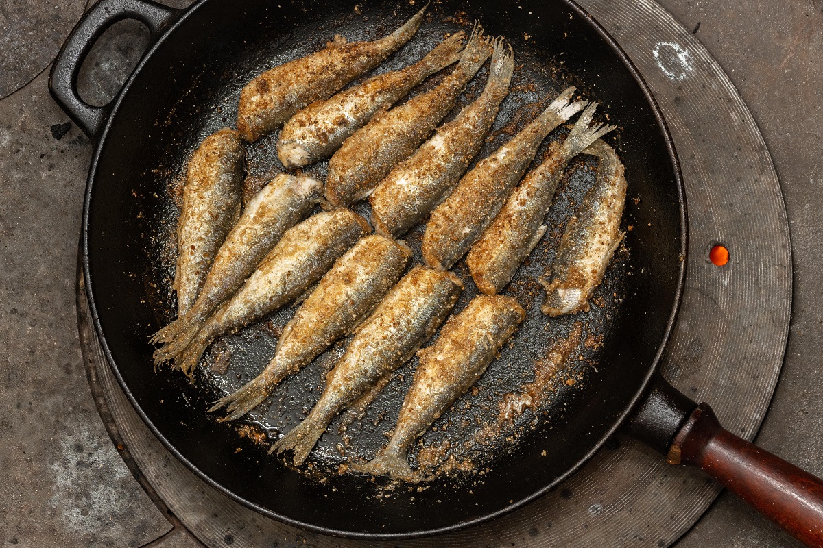 Fried,Vendaces,On,The,Frying,Pan