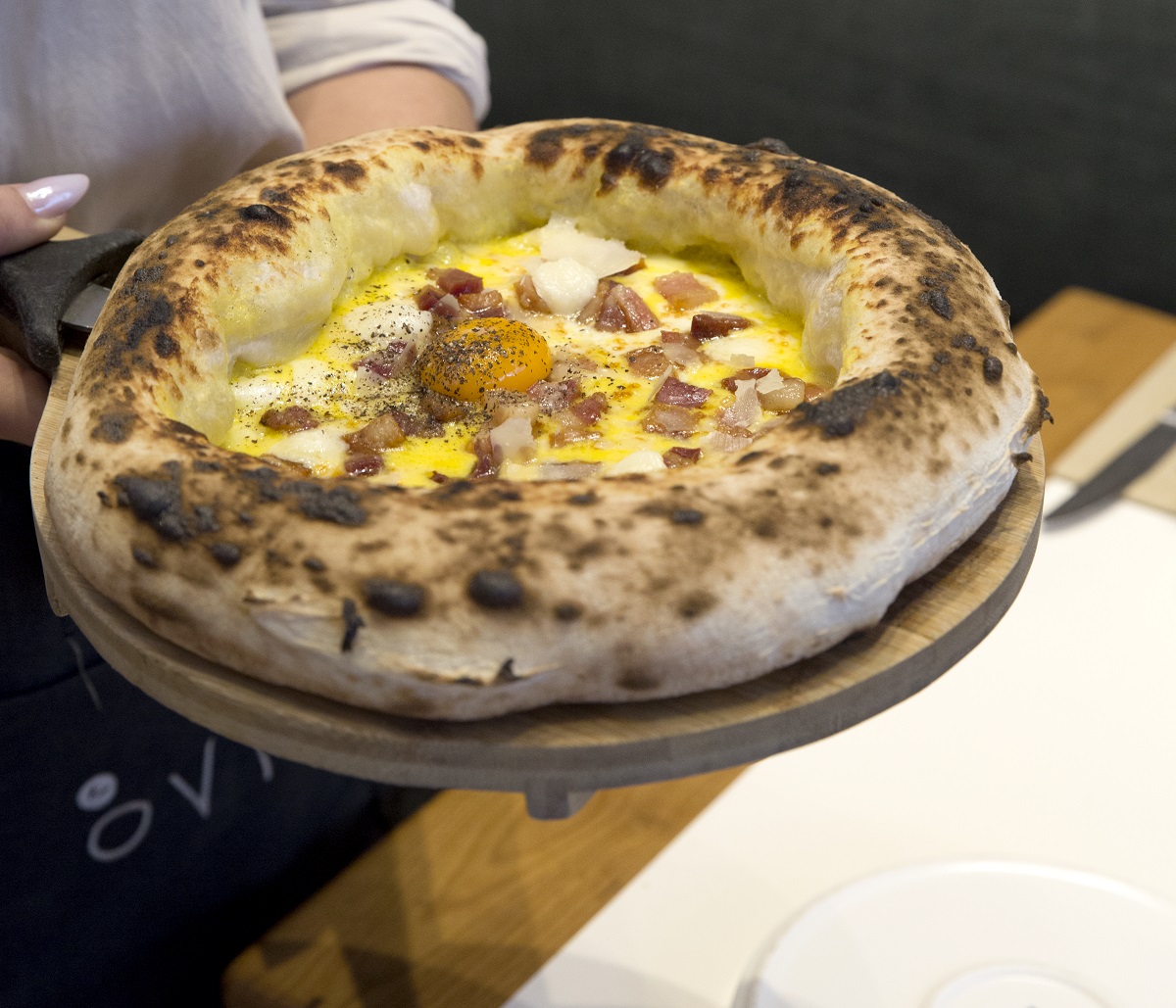 pizza carbonara-ovio