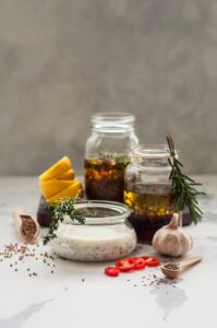 Assorted,Meat,Marinades:,Buttermilk,,Red,Wine,And,Spiced,Moroccan,Style,