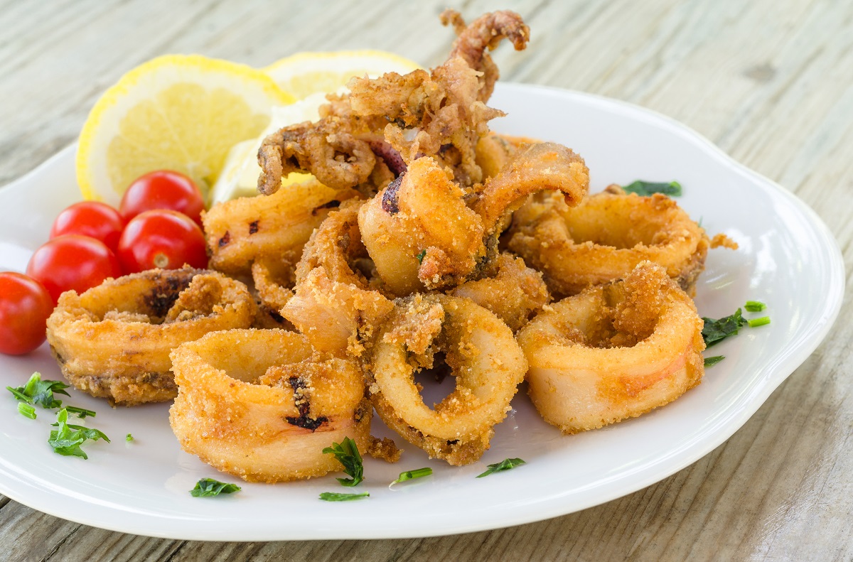 Fried,Squid,Rings