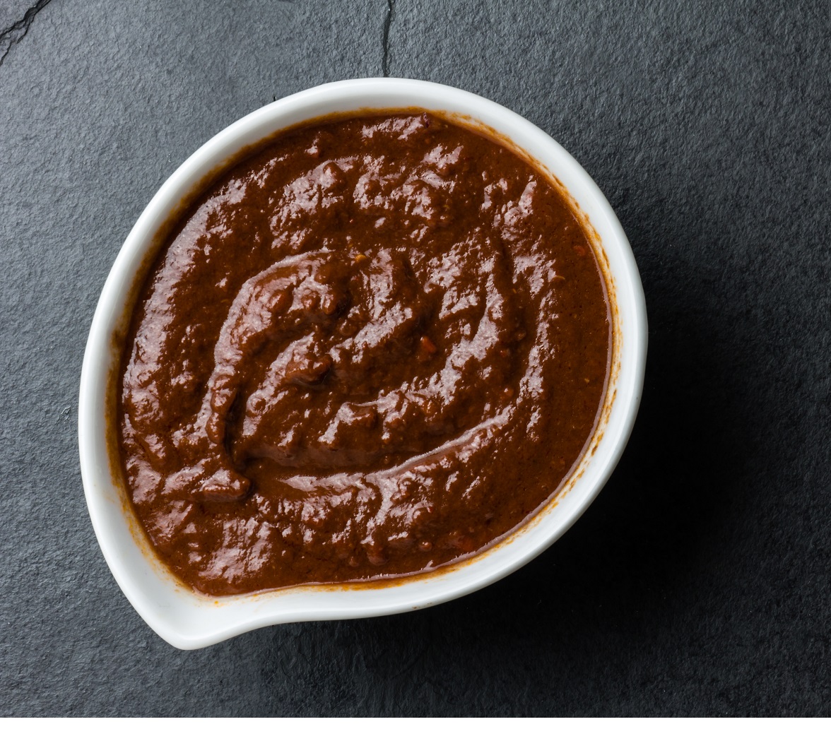 Traditional,Famous,Mexican,Sauce,Salsa,Chocolate,Chili,Mole,Poblano.,Mole