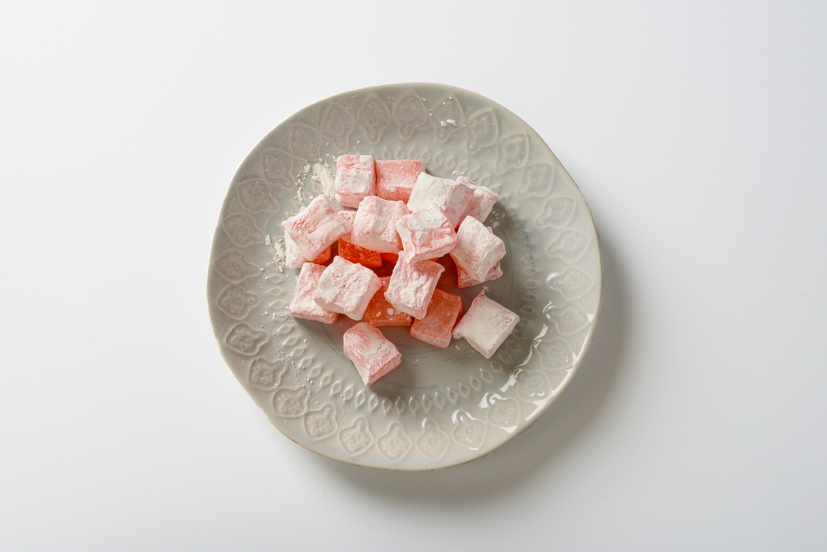 Traditional,Greek,Loukoumi,Turkish,Delight,Isolated,On,White,Background