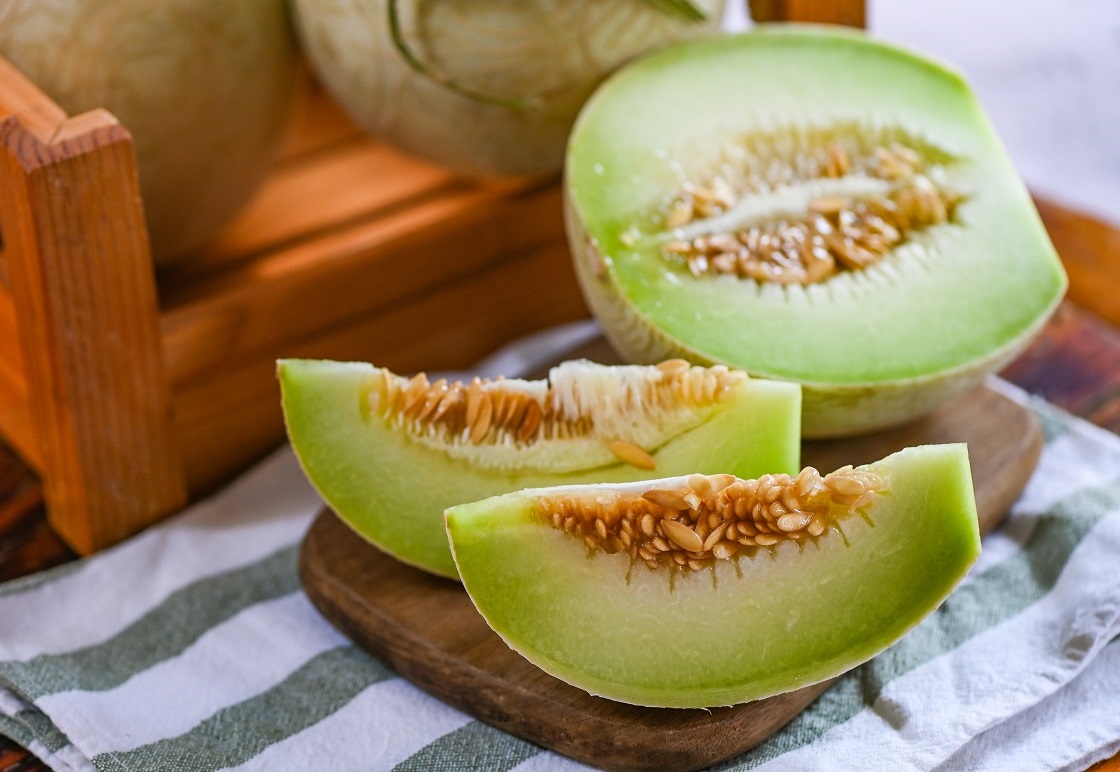Cantaloupe,Thai,Slice,Fruit,For,Health,Green,Cantaloupe,Thailand,,Cantaloupe