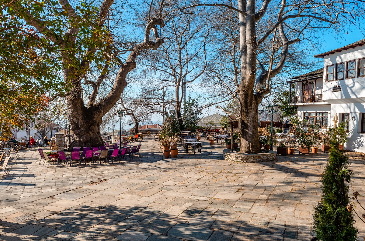 Portaria,/,Greece,-,January,25,2020:,View,Of,The