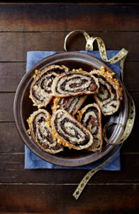 Poppy,Seed,Strudel,For,Christmas,(poland).,Homemade,Cake,With,Natural