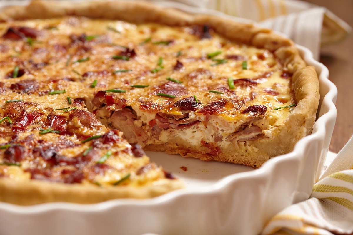 Savory,Pie,With,Chicken,,Bacon,,Onion,And,Pepper