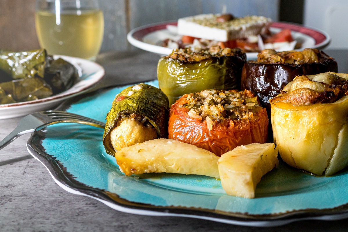 Greek,Stuffed,And,Baked,Vegetables