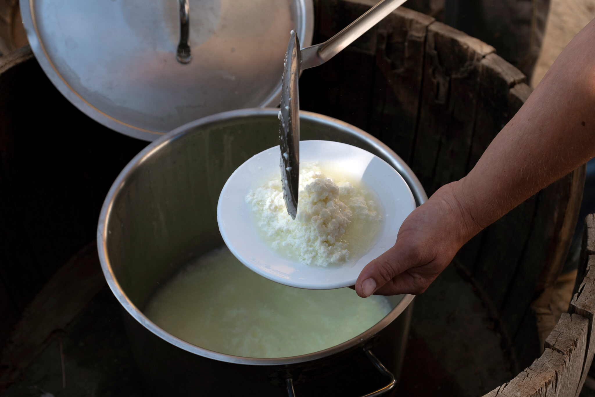 Crete,,Greece.,June,2019.,Production,Of,Feta,Cheese.,The,Cheese