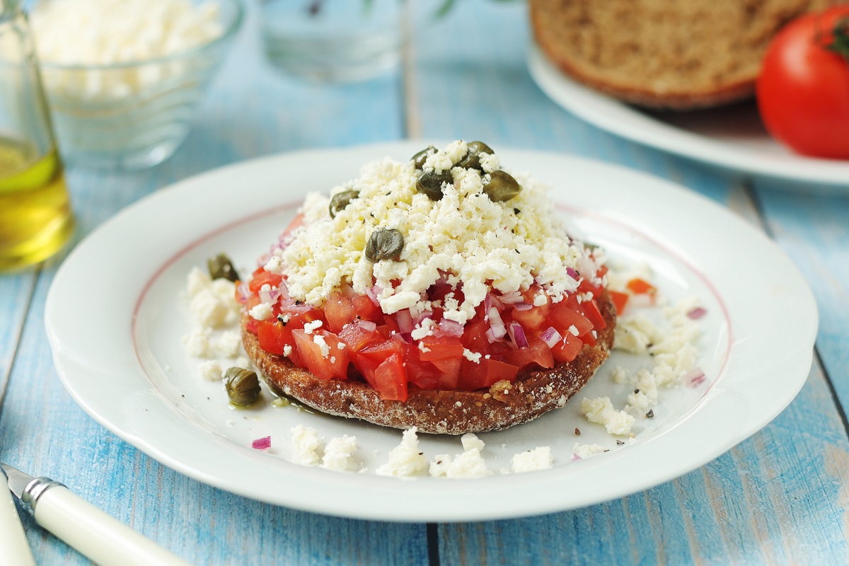 A,Traditional,Cretan,Dish,Dakos