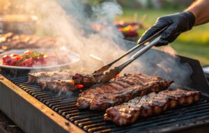 Backyard,Barbecue,Bliss,With,Juicy,Grilled,Meats