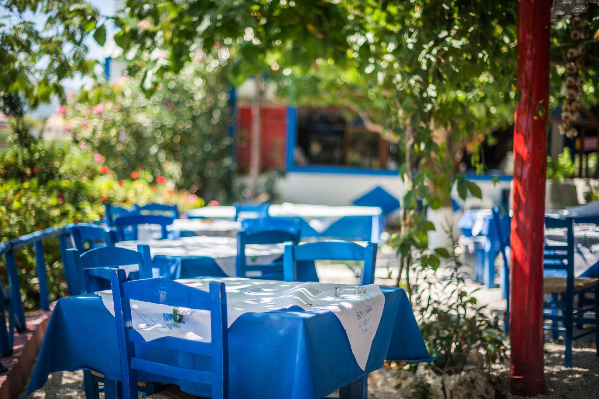 Traditional,Restaurant,On,Zakynthos,,Greece