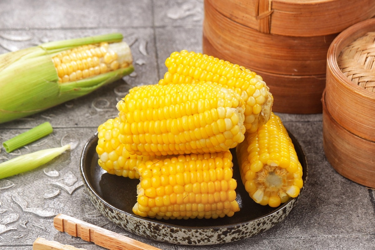 Jagung,Rebus.,Boiled,Corn,Is,A,Very,Rich,Source,Of