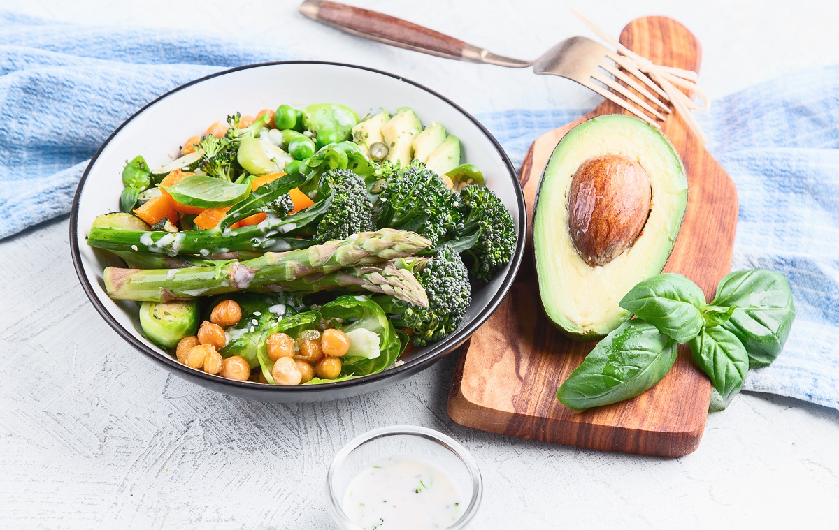 Vegetarian,Buddha,Bowl.,Organic,And,Clean,Food.,Healthy,And,Balanced