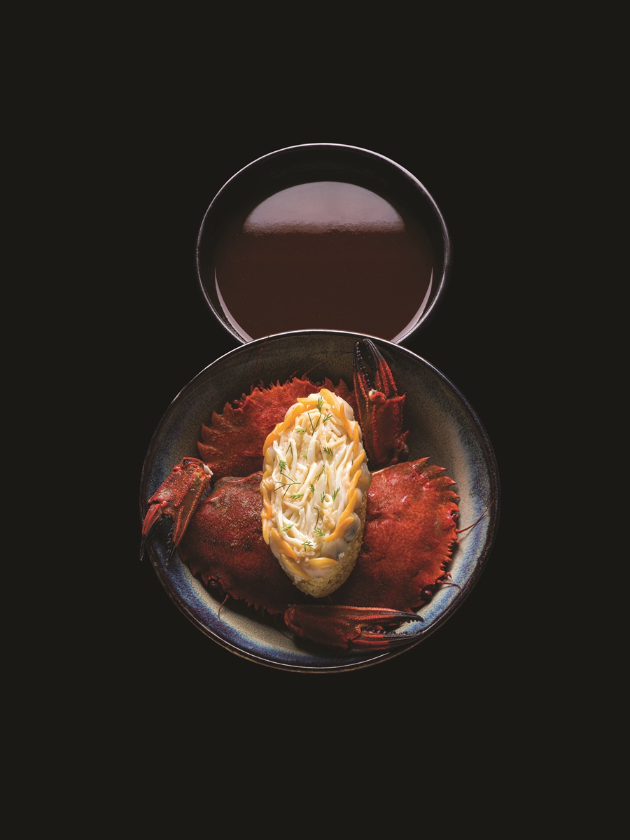 pain perdu araigné coulis d_etrilles mikri