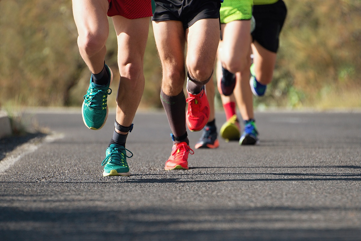 Marathon,Running,In,The,Light,Of,Evening