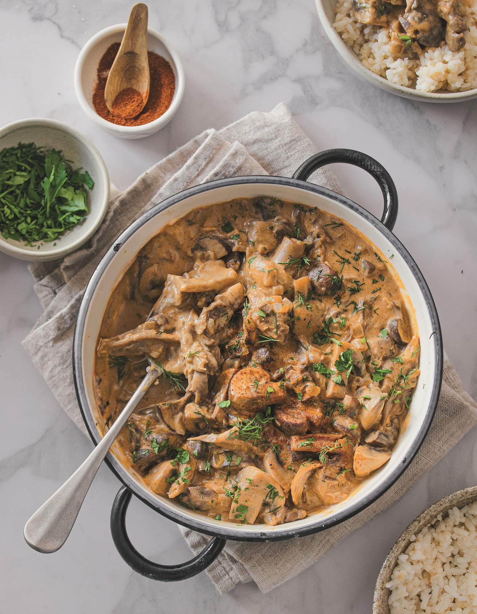 Stroganoff mushrooms_anoigma