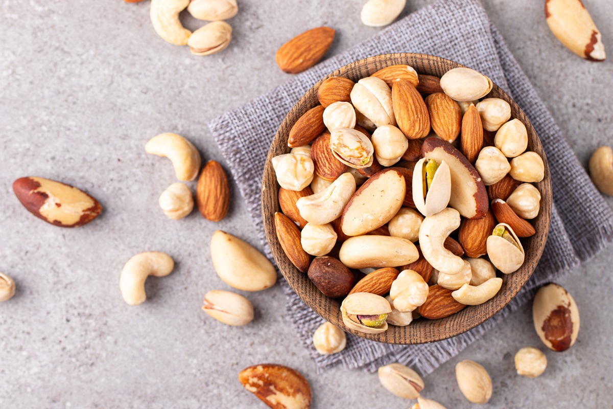 Healthy,Mix,Nuts.,Almonds,,Hazelnuts,,Cashews,,Peanuts,,Pistachios,,Brazil,Nuts