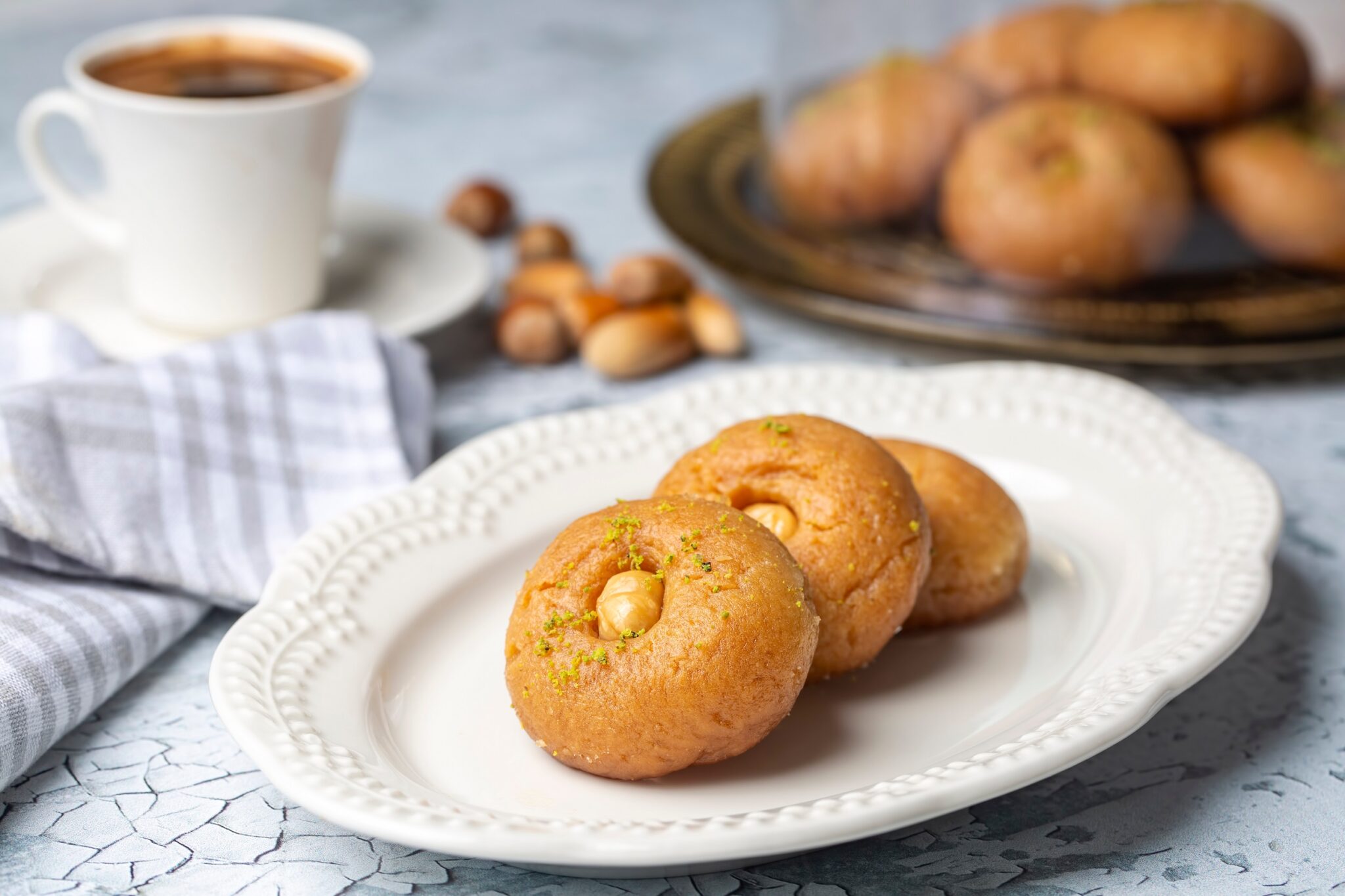 Traditional,Delicious,Turkish,Dessert,(turkish,Name;,Sekerpare)