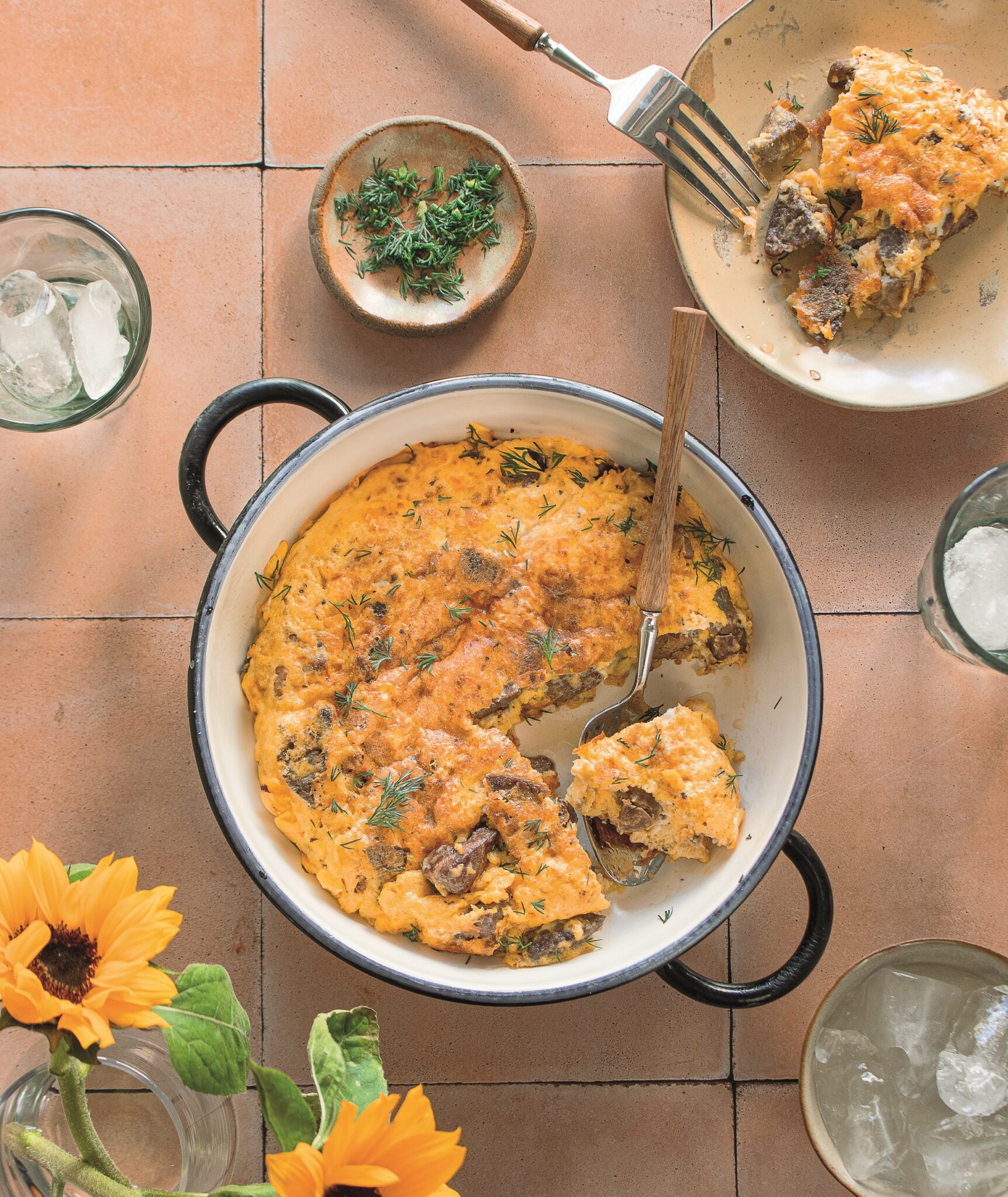 Omeleta me sikotakia-anoigma