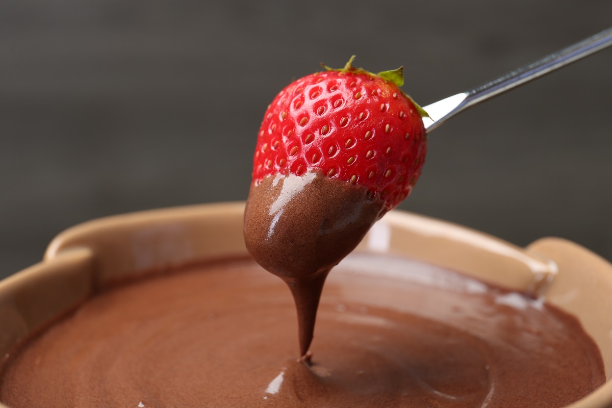 Φράουλες με σοκολάτα