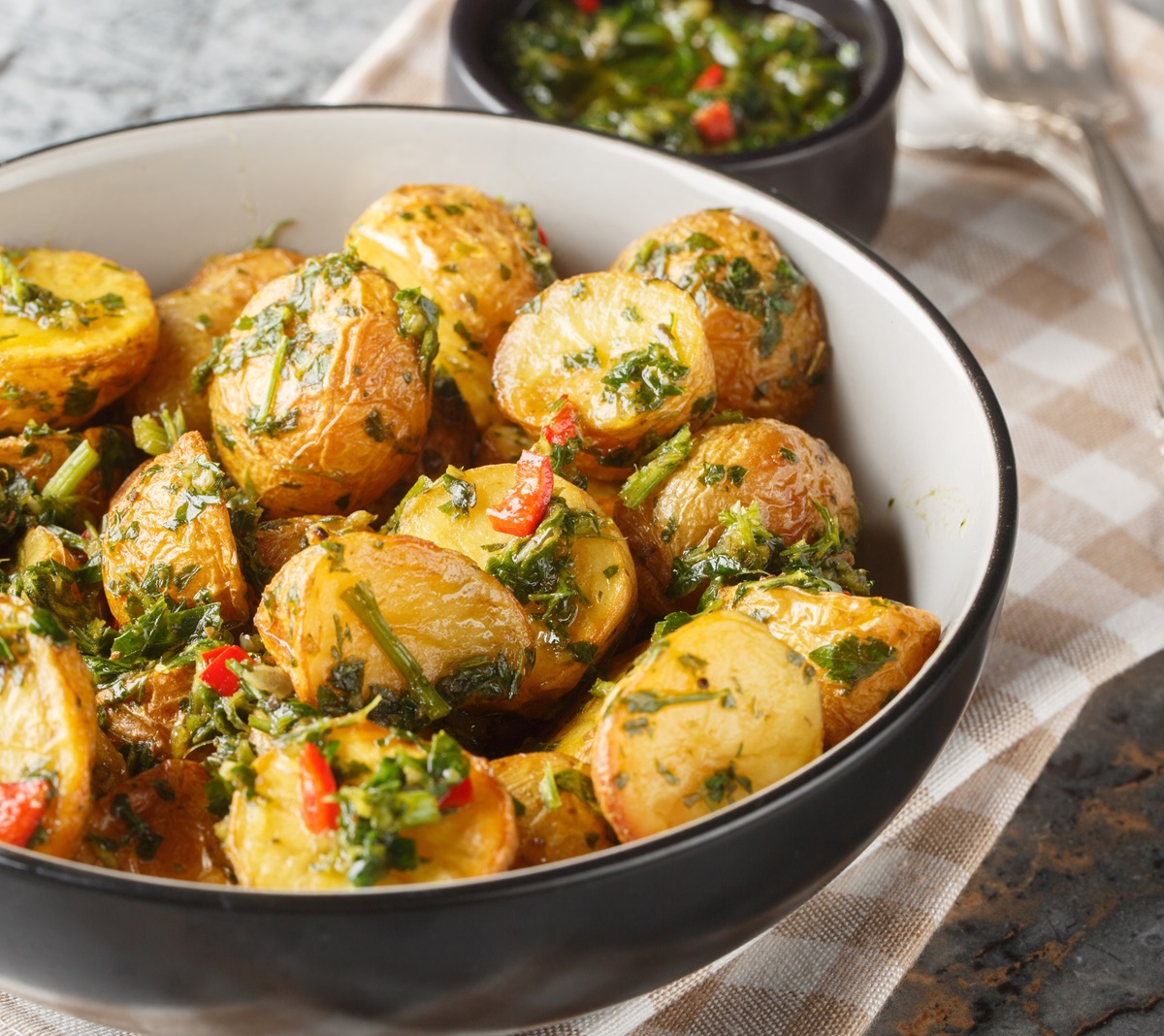 Roasted,Chimichurri,Potatoes,Are,A,Great,Side,Dish,All,Year