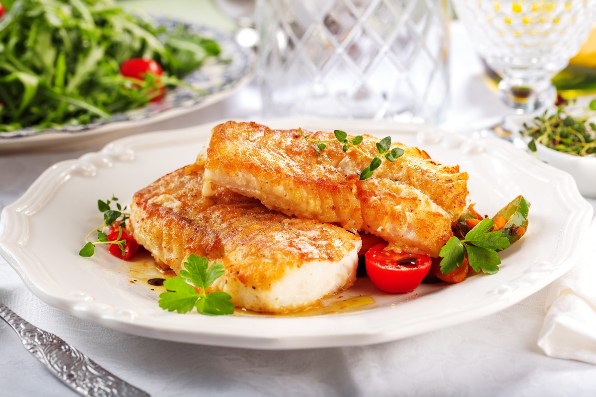 Delicious,Fillets,Of,Grilled,Or,Oven,Baked,Pollock,Or,Coalfish