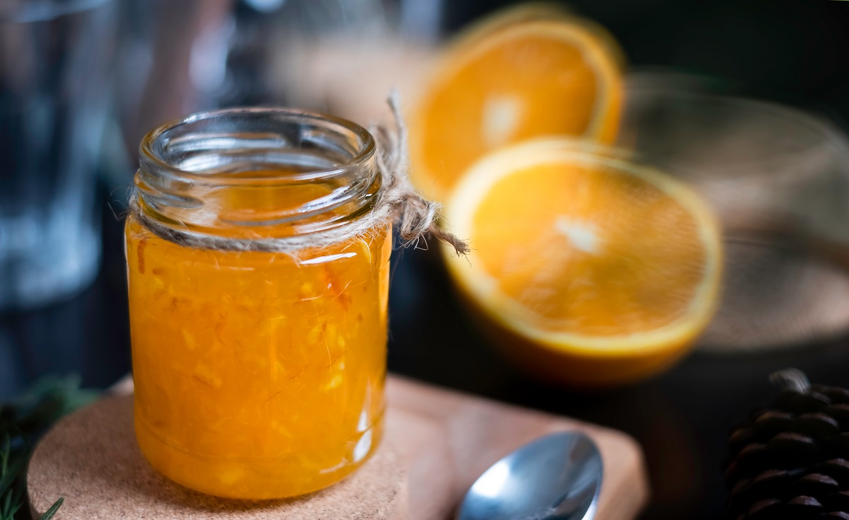 Orange,Marmalade,/,Orange,Jam,In,Glass,Jar.,A,Confiture