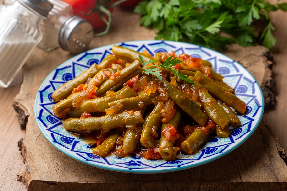 Traditional,Delicious,Turkish,Food;,Green,Beans,With,Olive,Oil;,Turkish