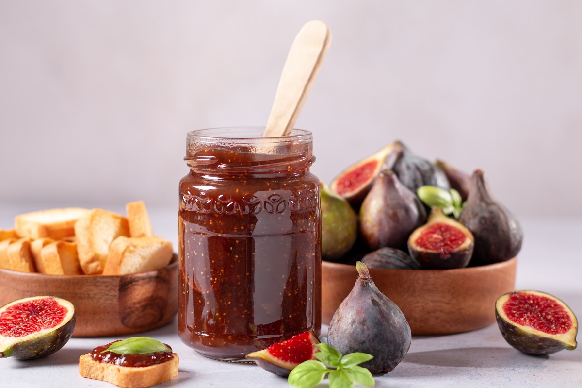 Autumn,Preserves,From,Local,Produce,,Fig,Jam,Or,Fig,Marmalade